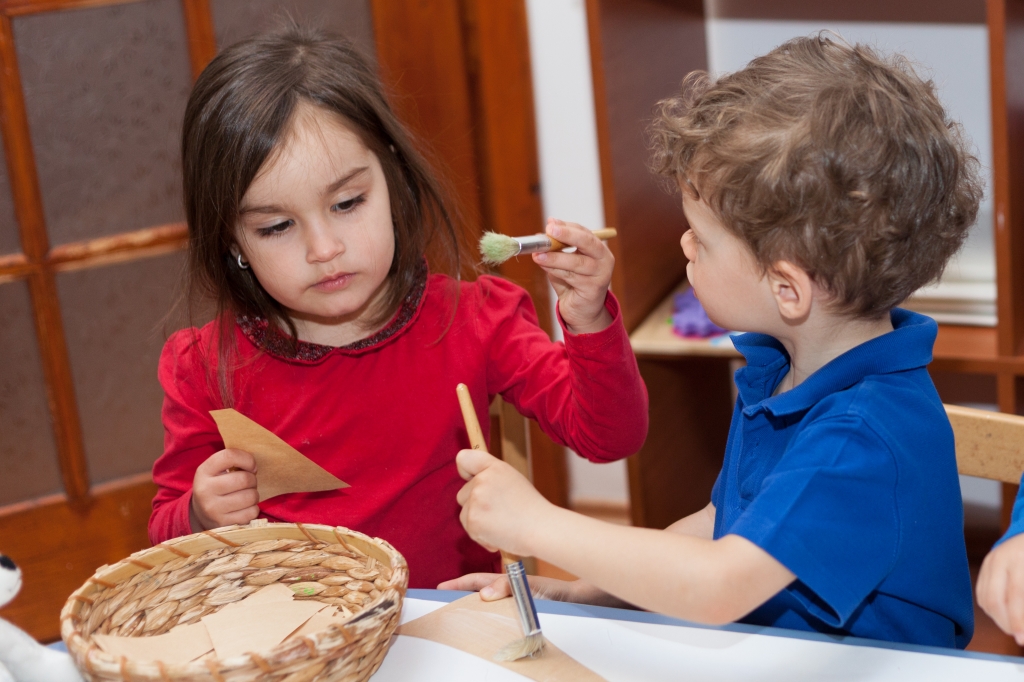 children playing